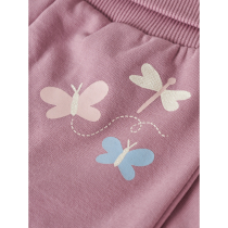 NAME IT Sweatpants Vrillie Lilas Butterflies